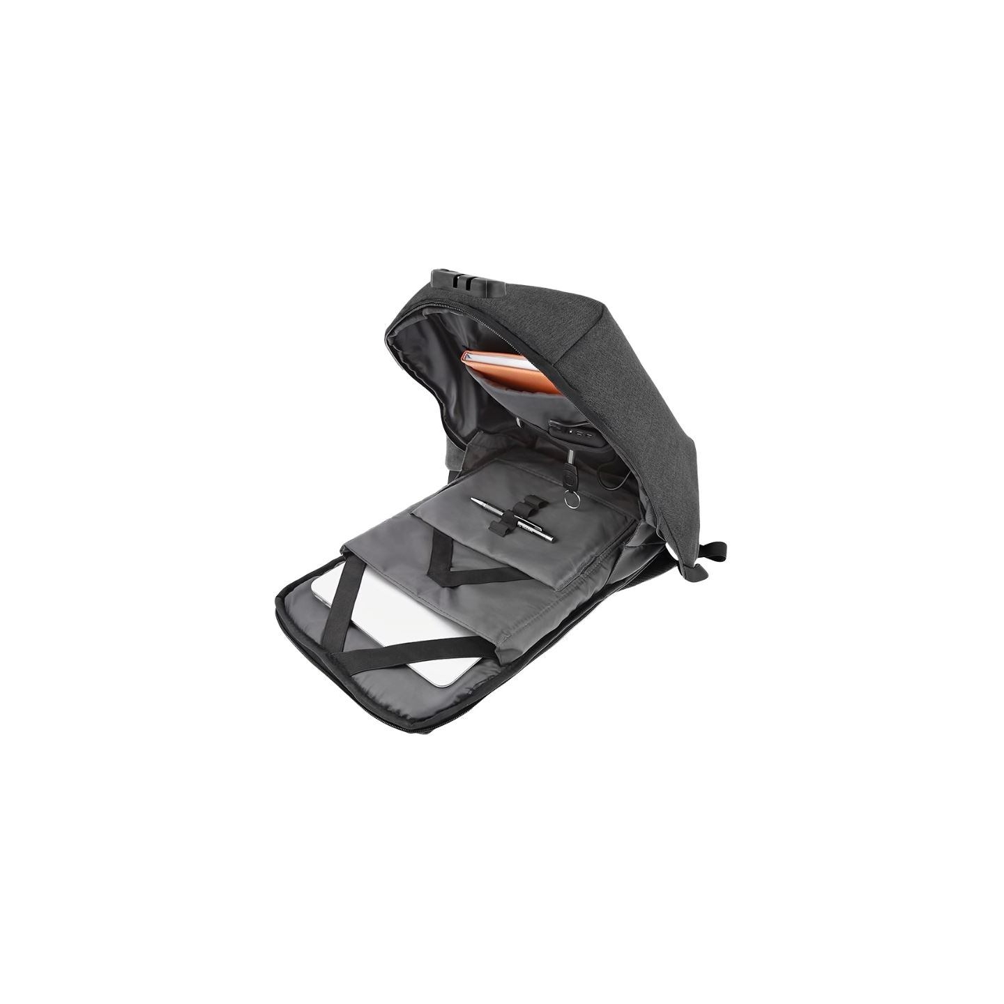 Tellur 15.6 Notebook Backpack Antitheft V2, USB port, Black