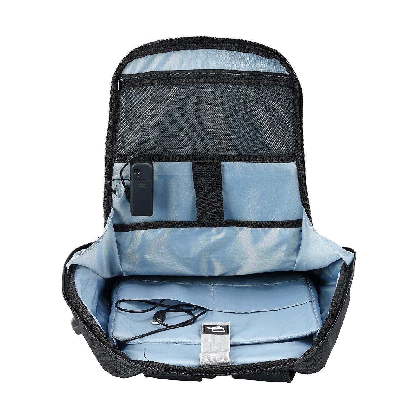 Tellur 15.6 Notebook Backpack Illuminated Strip, USB port, black