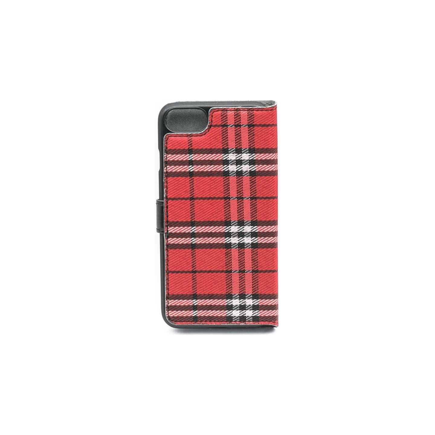 Tellur Book case Bimaterial for iPhone 7 black/red