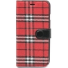 Tellur Book case Bimaterial for iPhone 7 black/red
