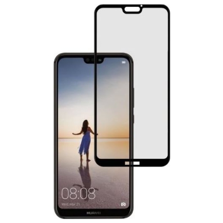 Tellur Tempered Glass 3D Case Friendly Full Glue for Huawei P20 Lite black