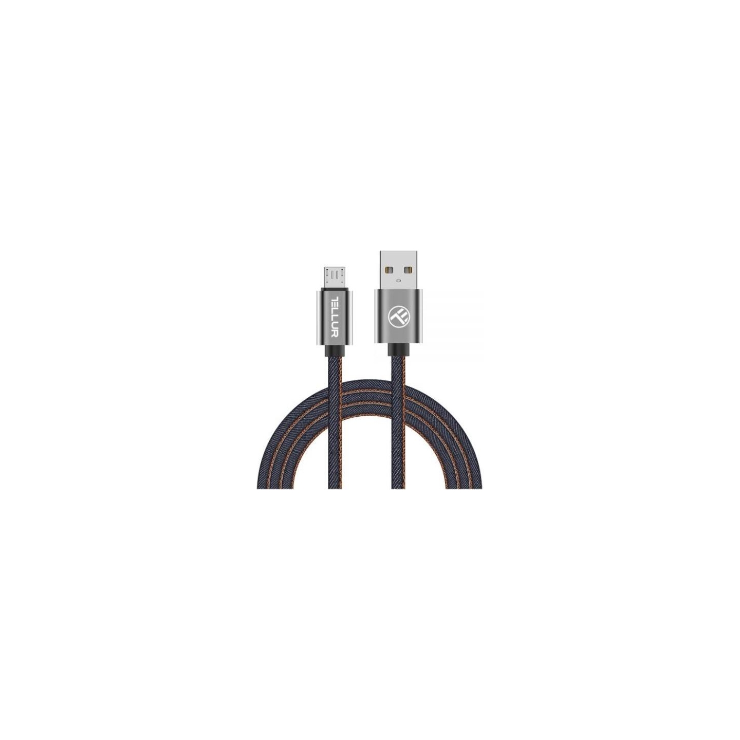 Tellur Data cable, USB to Micro USB, 1m denim