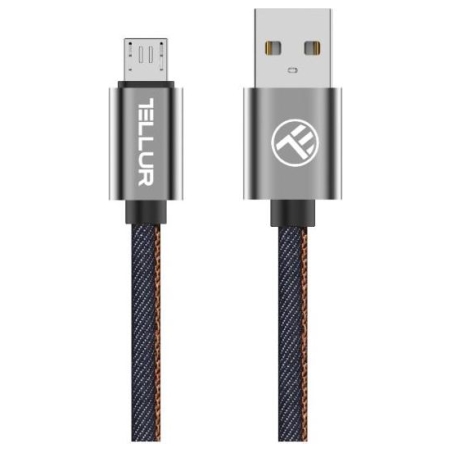 Tellur Data cable, USB to Micro USB, 1m denim