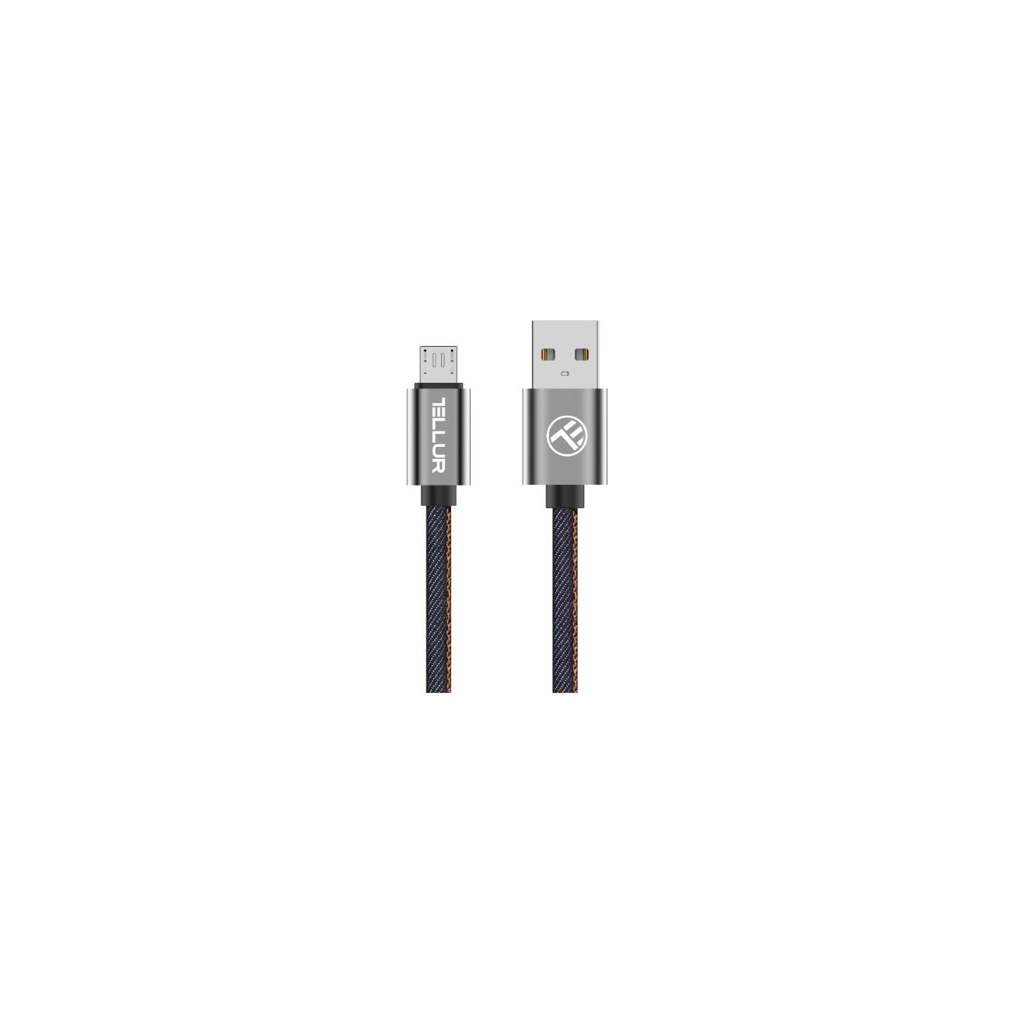 Tellur Data cable, USB to Micro USB, 1m denim