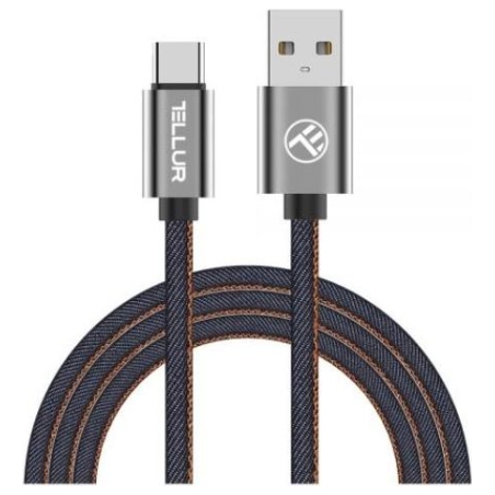 Tellur Data cable, USB to Type-C, 1m Denim
