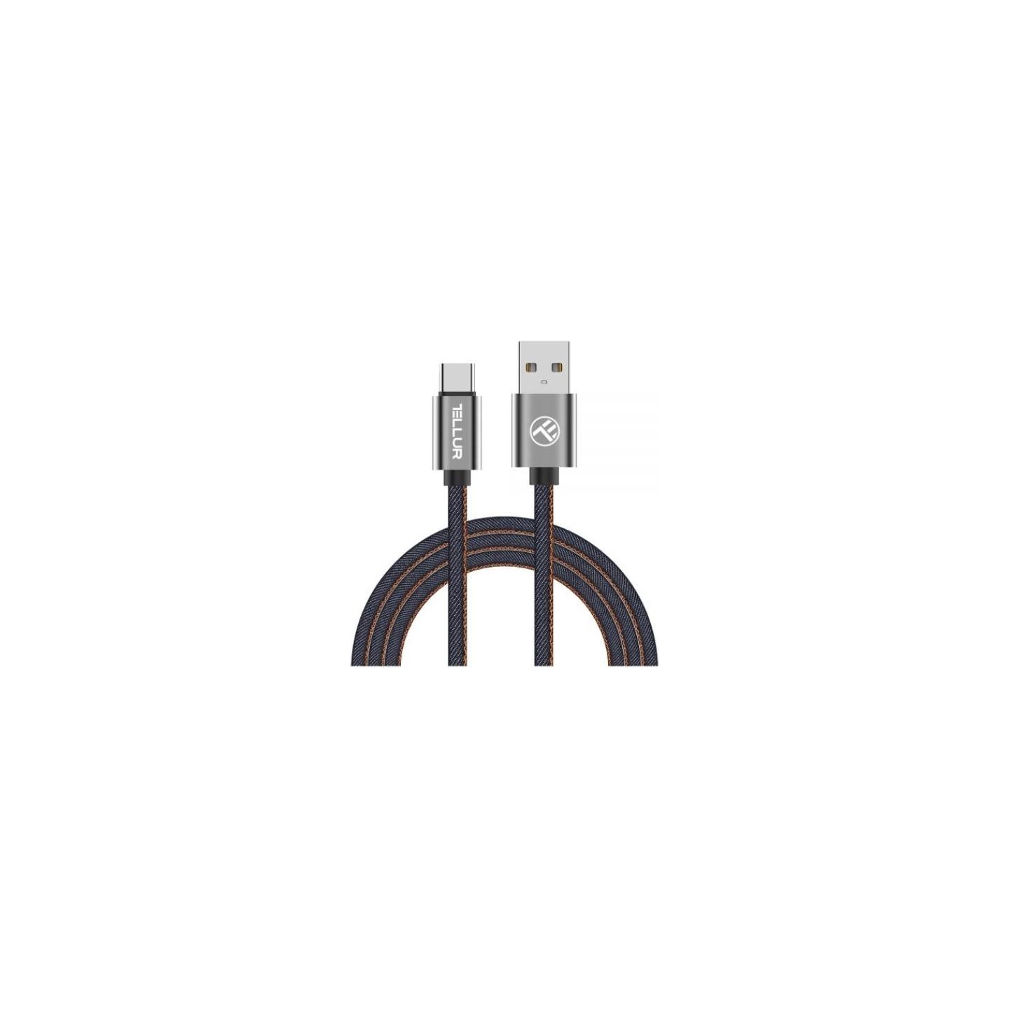 Tellur Data cable, USB to Type-C, 1m Denim
