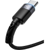 Tellur Data Cable USB to Type-C LED Nylon Braided 1.2m Black
