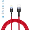 Tellur Data Cable USB to Lightning with LED Light 3A 1.2m Red