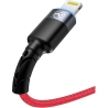 Tellur Data Cable USB to Lightning with LED Light 3A 1.2m Red