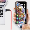 Tellur Data Cable USB to Lightning with LED Light 3A 1.2m Red