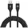 Tellur Data Cable Extendable USB to Type-C 3A 1.8m Black