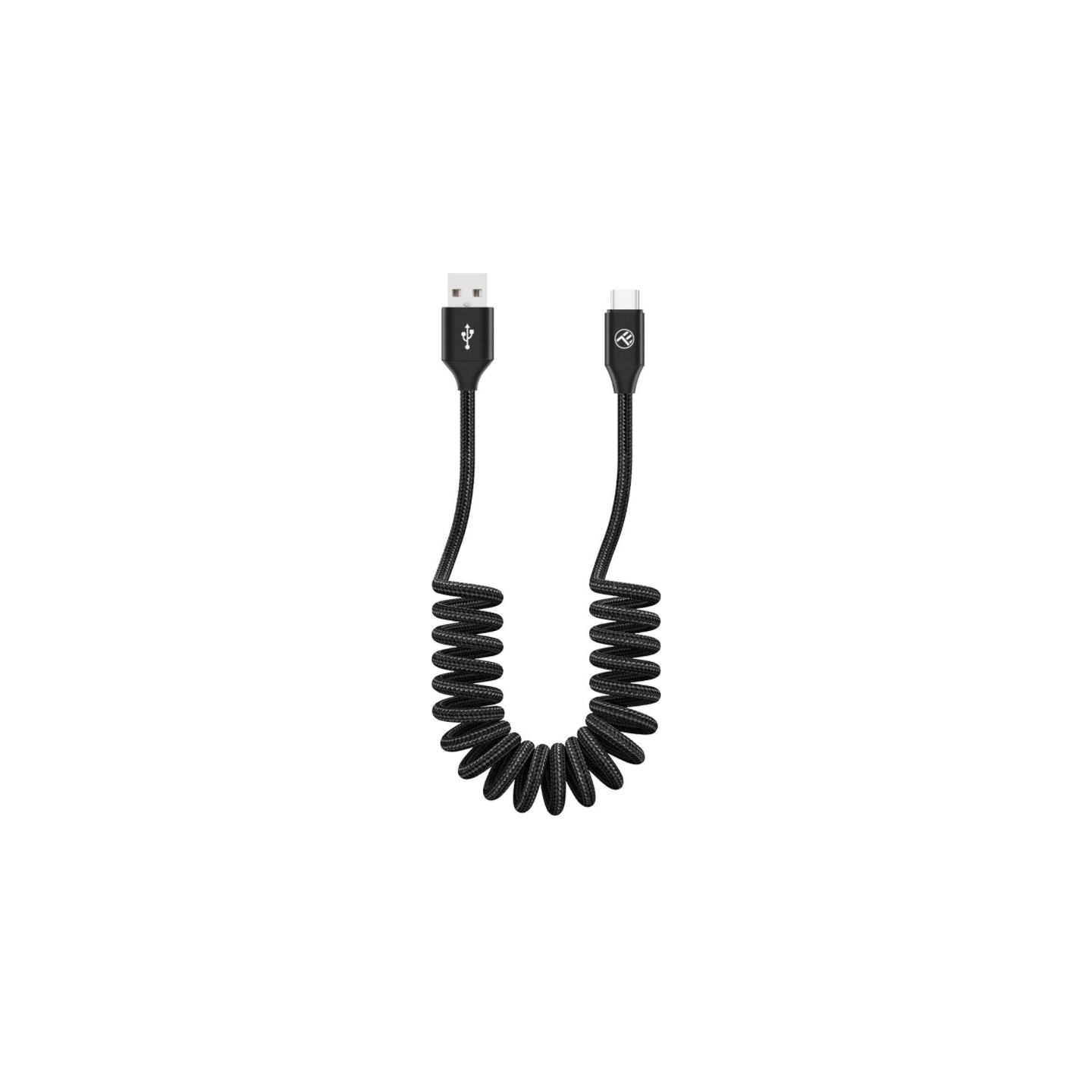 Tellur Data Cable Extendable USB to Type-C 3A 1.8m Black