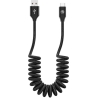 Tellur Data Cable Extendable USB to Type-C 3A 1.8m Black