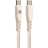 Tellur Green Data Cable Type-C to Type-C 3A PD60W 1m nylon cream