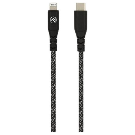 Tellur Green Data cable Type-C to Lightning 3A PD60W 1m nylon black
