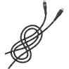 Tellur Green Data cable Type-C to Lightning 3A PD60W 1m nylon black