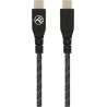 Tellur Green Data cable Type-C to Type-C 3A PD60W 1m nylon black