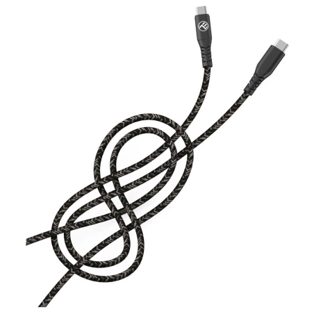 Tellur Green Data cable Type-C to Type-C 3A PD60W 1m nylon black