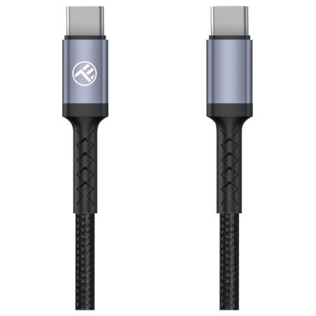 Tellur Type-C to Type-C Cable 3A PD60W 2m Nylon Black