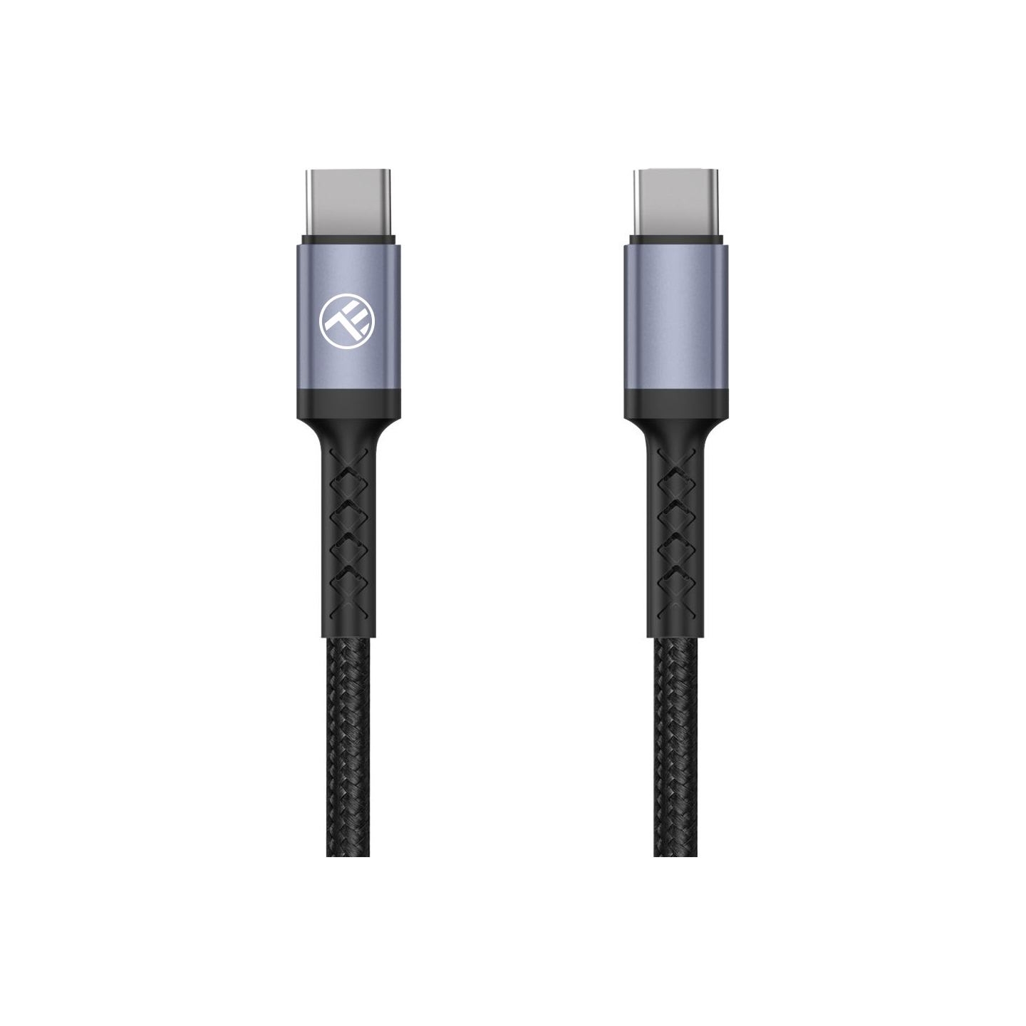 Tellur Type-C to Type-C Cable 3A PD60W 2m Nylon Black