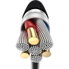 Tellur Type-C to Type-C Cable 3A PD60W 2m Nylon Black