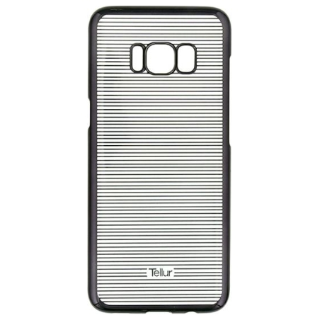 Tellur Cover Hard Case for Samsung Galaxy S8 Plus, Horizontal Stripes black