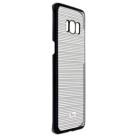 Tellur Cover Hard Case for Samsung Galaxy S8 Plus, Horizontal Stripes black