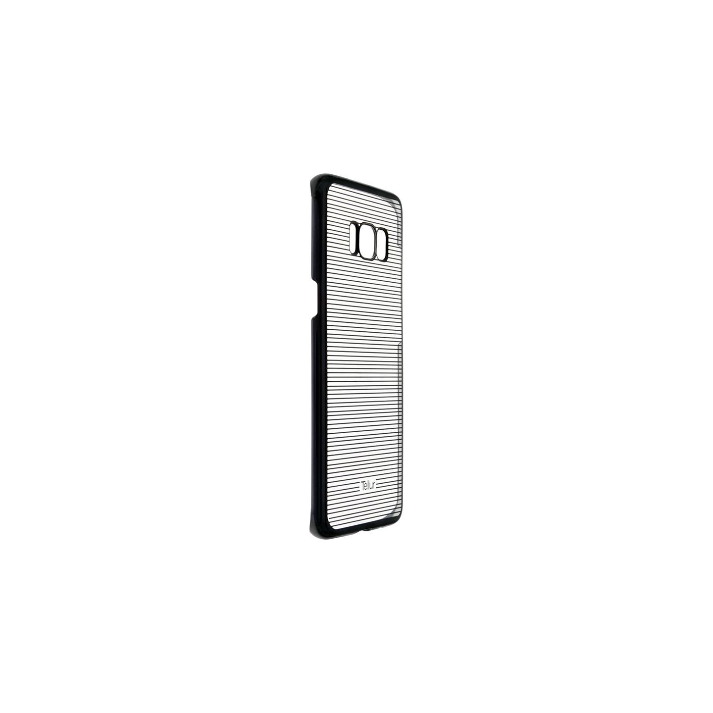 Tellur Cover Hard Case for Samsung Galaxy S8 Plus, Horizontal Stripes black