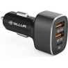 Tellur Car Charger FCC9, 56W, 9A (2XQC 3.0 + PD20W) black