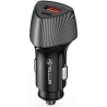 Tellur FCC10 car charger 38W, 6A (PD20W + QC3.0) black