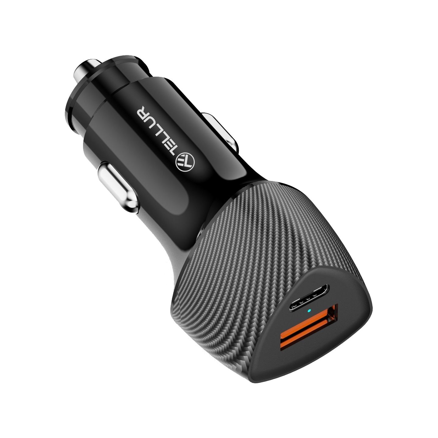 Tellur FCC10 car charger 38W, 6A (PD20W + QC3.0) black