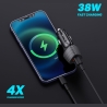 Tellur FCC10 car charger 38W, 6A (PD20W + QC3.0) black