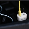 Tellur Green car charger, 36W, 6A (PD18W + QC3.0) cream