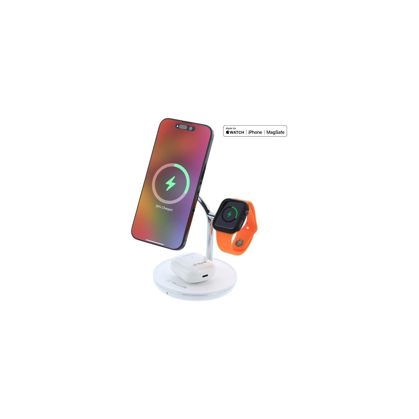 Tellur 3in1 MagSafe Wireless Desk Charger