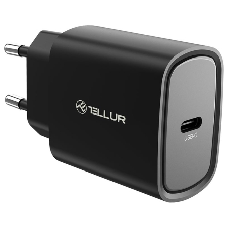 Tellur 20W USB-C PD wall charger black