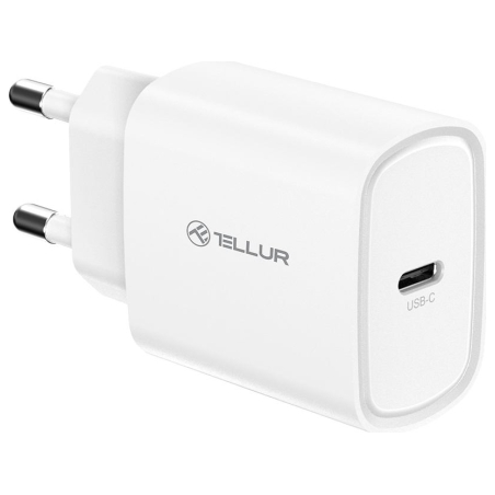 Tellur 20W USB-C PD wall charger white