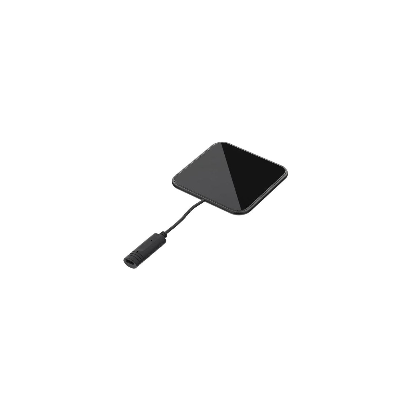Tellur Qi Ultra-Slim Wireless Fast Charging Pad WCP03, 10W, Qi Certified, Tempered Glass Black