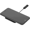 Tellur Qi Ultra-Slim Wireless Fast Charging Pad WCP03, 10W, Qi Certified, Tempered Glass Black