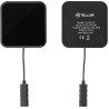 Tellur Qi Ultra-Slim Wireless Fast Charging Pad WCP03, 10W, Qi Certified, Tempered Glass Black