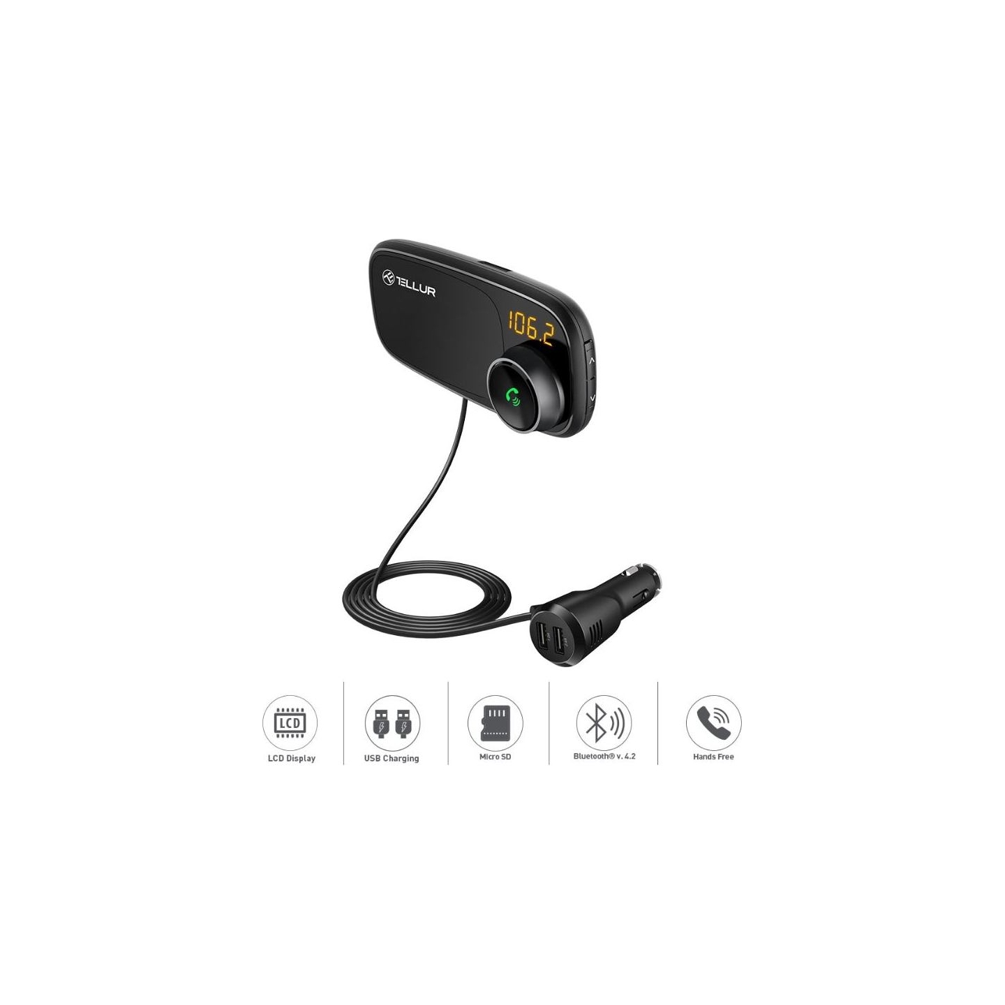 Tellur FMT-B6 magnetic holder Black