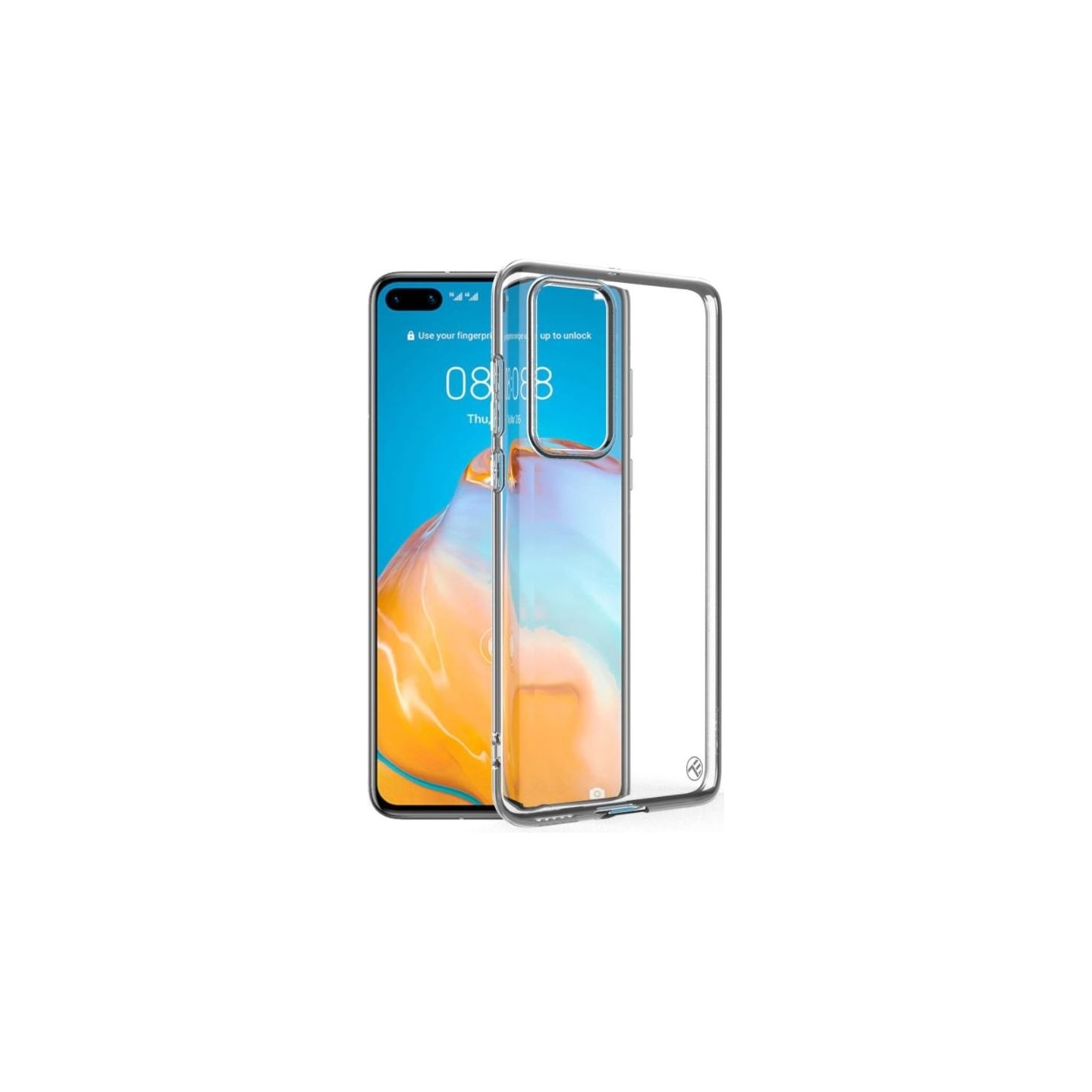 Tellur Cover Basic Silicone for Huawei P40 transparent