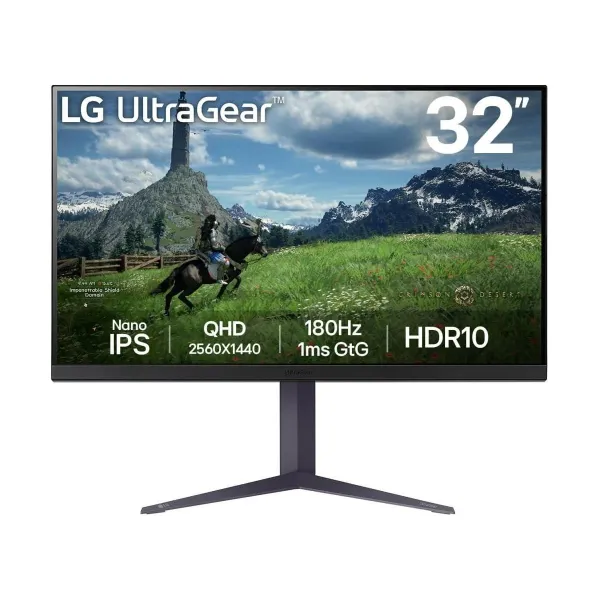 LG LCD Monitor|LG|31.5"|Panel IPS|2560x1440|16:9|180Hz|1 ms|Pivot|Height adjustable|Tilt|Colour Black|32GS85Q-B