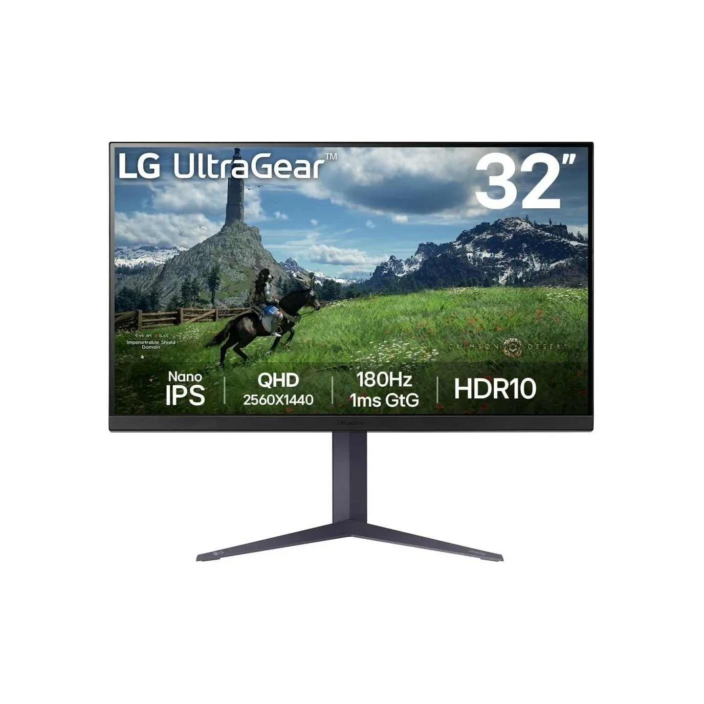 LG LCD Monitor|LG|31.5"|Panel IPS|2560x1440|16:9|180Hz|1 ms|Pivot|Height adjustable|Tilt|Colour Black|32GS85Q-B