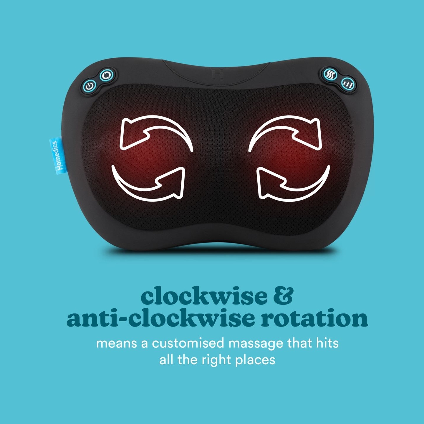 Homedics SP-45H-EB Everybody Shiatsu Massage Pillow