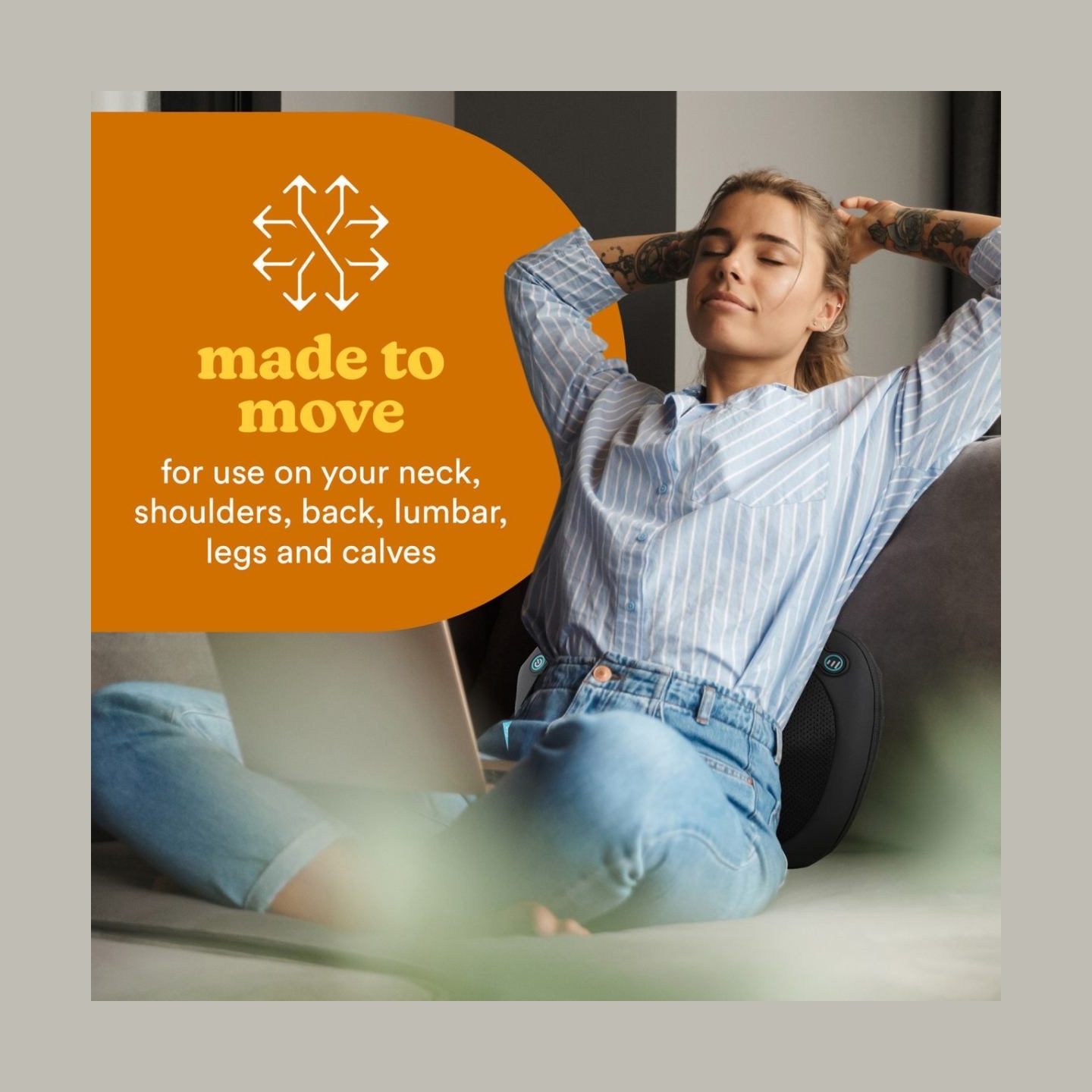 Homedics SP-45H-EB Everybody Shiatsu Massage Pillow