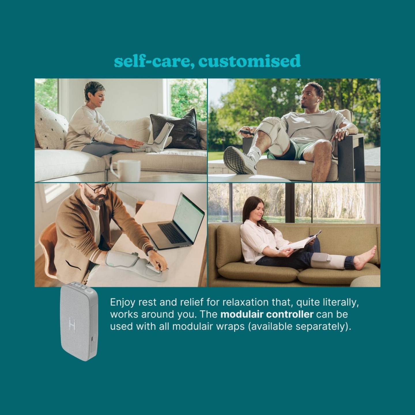 Homedics SR-CMC10H Modulair Calf Wrap Massager