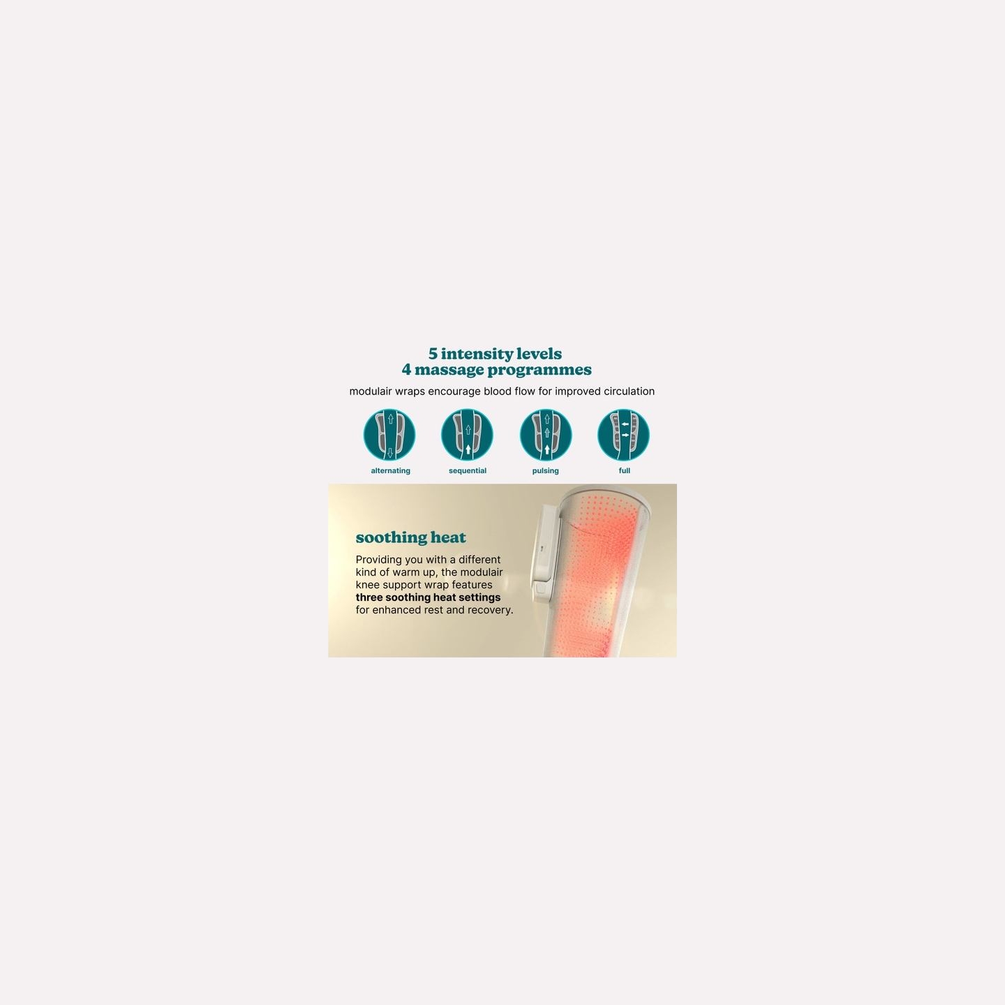 Homedics SR-CMK10H Modulair Knee Wrap
