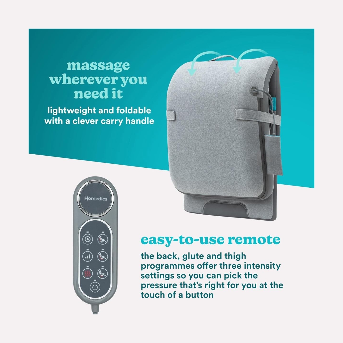 Homedics MCS-512H-EB Flex Back Cushion