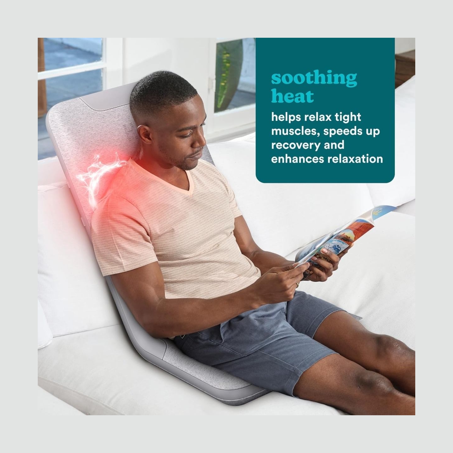 Homedics MCS-512H-EB Flex Back Cushion