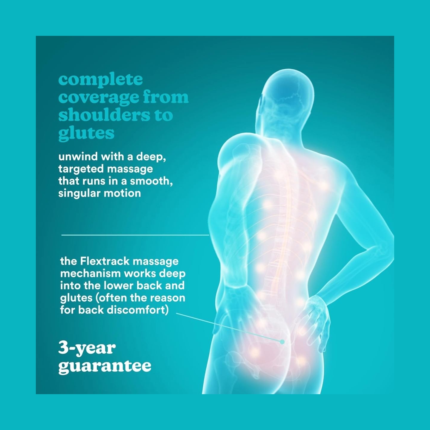 Homedics MCS-512H-EB Flex Back Cushion